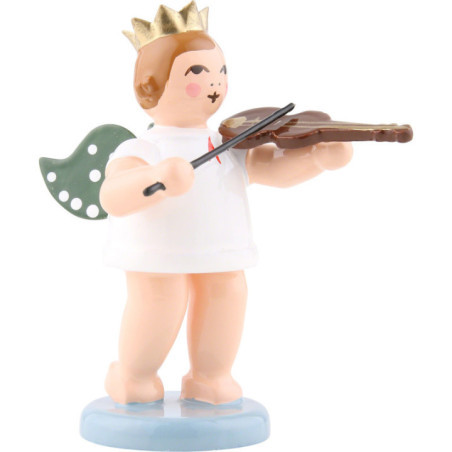 Angel with Crown and Viola - 6,5 cm / 2.5 inch