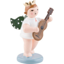Engel mit Krone und Gitarre - 6,5 cm