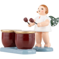 Angel with Kettledrum - 6,5 cm / 2.5 inch