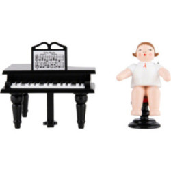 Angel at the Grand Piano - 6,5 cm / 2.5 inch