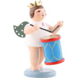 Angel with Crown and Churn - 6,5 cm / 2.5 inch