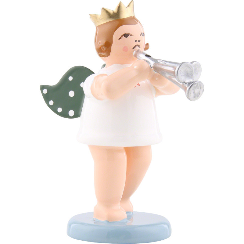 Angel with Crown and Martin's Trumpet - 6,5 cm / 2.5 inch