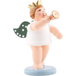 Angel with Crown and Hunting Horn - 6,5 cm / 2.5 inch