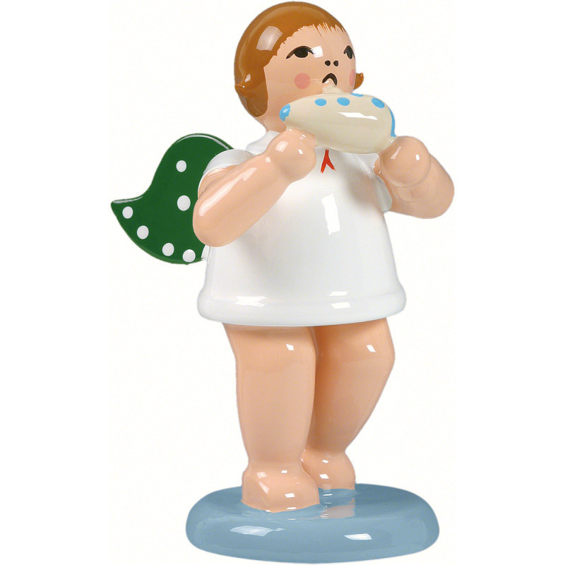 Engel mit Okarina - 6,5 cm