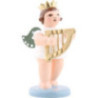 Angel with Crown and Hand Harp - 6,5 cm / 2.5 inch