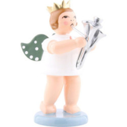 Angel with Crown and Martin's Horn - 6,5 cm / 2.5 inch