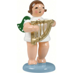 Engel mit Handharfe - 6,5 cm