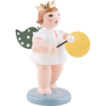 Angel with Crown and Hand Drums - 6,5 cm / 2.5 inch