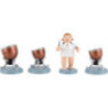 Angel with Three Timbals - 6,5 cm / 2.5 inch