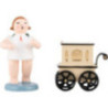 Angel with Hurdy-Gurdy - 6,5 cm / 2.5 inch