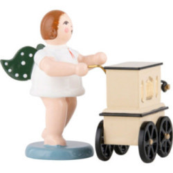 Angel with Hurdy-Gurdy - 6,5 cm / 2.5 inch