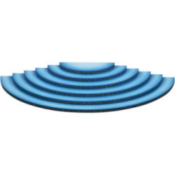 Wolke 6-stufig blau-weiß - 60 cm