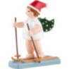 Christmas Angel with Hat and Snow Shoes - 6,5 cm / 2.5 inch