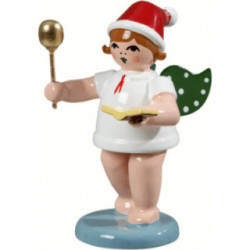 Bäckerengel mit Mütze, Löffel und Kochbuch - 6,5 cm
