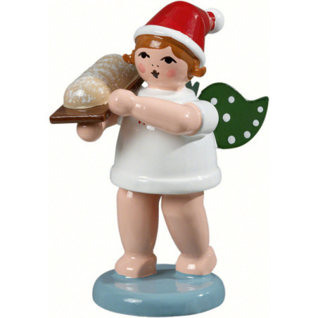 Bäckerengel mit Mütze und Stollen - 6,5 cm