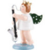 Angel with Crown and Bass Clarinet - 6,5 cm / 2.6 inch