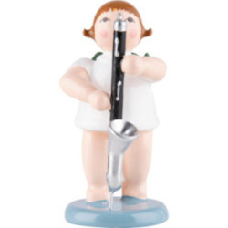 Angel with Bass Clarinet - 6,5 cm / 2.6 inch