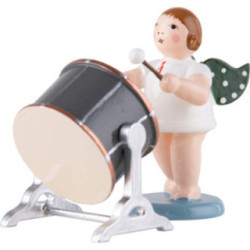 Engel mit großer Orchestertrommel  - 6,5 cm
