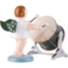 Engel mit großer Orchestertrommel  - 6,5 cm