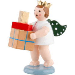 Gift Angel with Crown and Parcels - 6,5 cm / 2.6 inch