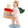 Gift Angel with Crown and Parcels - 6,5 cm / 2.6 inch