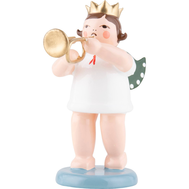 Engel mit Krone und Kornett - 6,5 cm