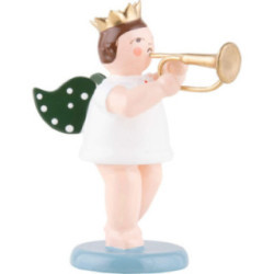 Engel mit Krone und Kornett - 6,5 cm