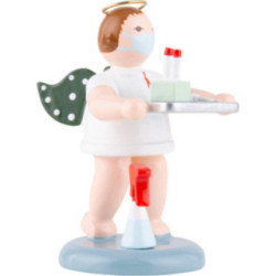 Engel mit Heiligenschein und Testset - 6,5 cm