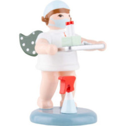 Engel mit Haube und Testset - 6,5 cm
