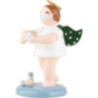 Engel mit Heiligenschein und Spritze - 6,5 cm