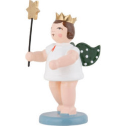 Advent Angel with Crown and Star - 6,5 cm / 2.6 inch