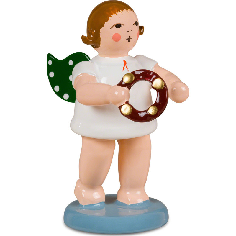 Engel mit Schellenring - 6,5 cm