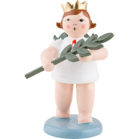 Angel with Crown and Branch of Peace - 6,5 cm / 2.6 inch