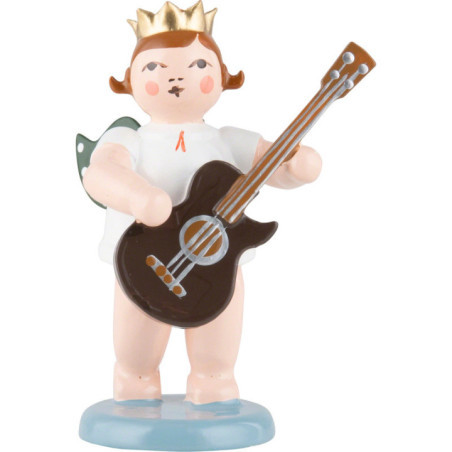 Angel with Crown and Western Guitar - 6,5 cm / 2.6 inch