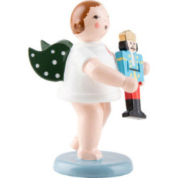 Engel mit Nussknacker - 6,5 cm