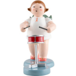 Angel with Small Orchestral Drum - 6,5 cm / 2.6 inch