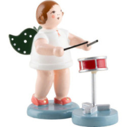 Angel with Small Orchestral Drum - 6,5 cm / 2.6 inch
