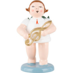 Engel mit Notenschlüssel - 6,5 cm