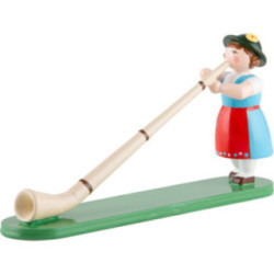 Musician with Alp Horn - 6,5 cm / 2.6 inch