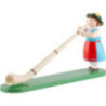 Musikantin mit Alphorn - 6,5 cm