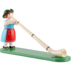 Musician with Alp Horn - 6,5 cm / 2.6 inch