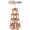 4-Tier Pyramid - Nativity, Natural, Electric - 61 cm / 24.1 inch