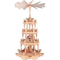 4-stöckige Pyramide Christi Geburt - 58 cm