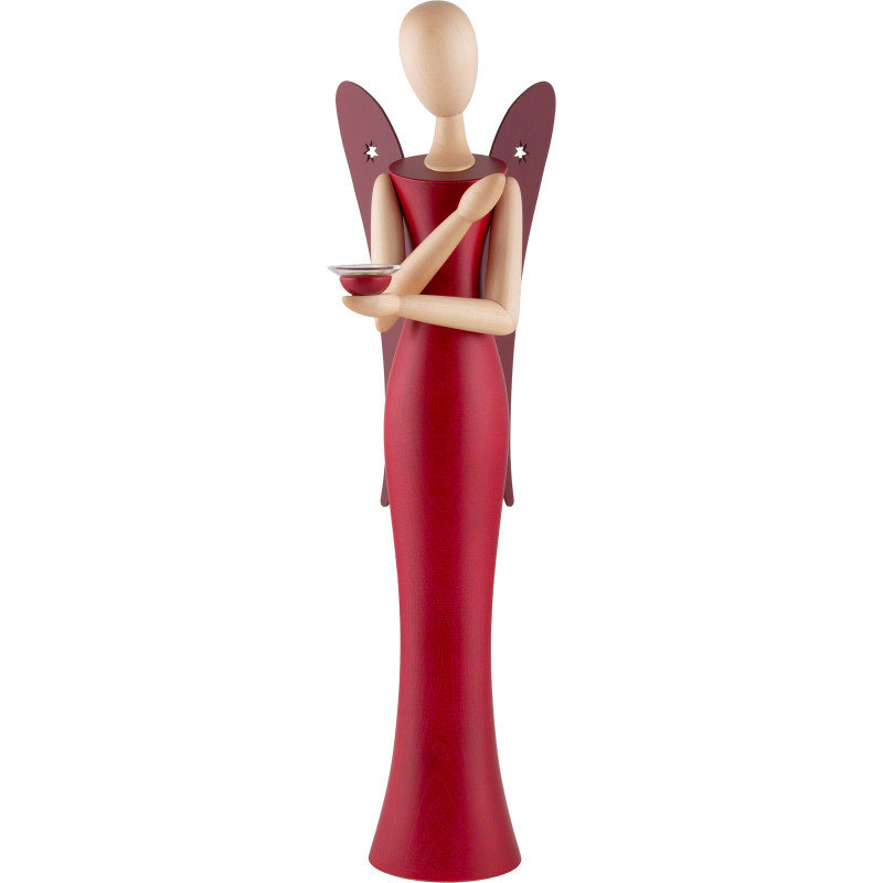 Sternkopf Engel "Red Ruby" - 50 cm