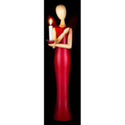 Sternkopf Engel "Red Ruby" - 50 cm
