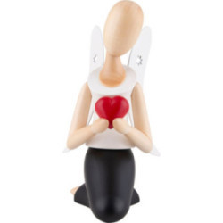 Sternkopf Angel with Heart Kneeling - 13 cm / 5.1 inch