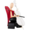 Sternkopf Angel with Cello Sitting - 15,5 cm / 6.1 inch