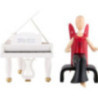 Sternkopf Angel at the Piano Sitting - 15,5 cm / 6.1 inch