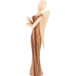 Sternkopf Engel aus Zebrano - 8,0 cm