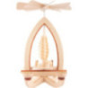 1-stöckige Pyramide Schafe - natur - 28 cm